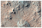 Fractured Bedrock on Crater Floor