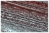 360-Meter Diameter Ice-Filled Crater in the North Polar Layered Deposits
