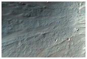 Deposits along Coprates Catena Floor