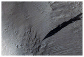 Feature in Elysium Planitia Region Flood Lava
