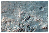 Impact Ejecta on Floor of Savich Crater
