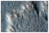 Layered Mesa in Crater in Deuteronilus Mensae
