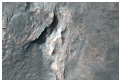 Rock Outcrops in Terby Crater
