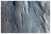 Crater in Tharsis Region
