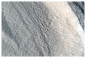 Layered Deposit in Crater in Galaxias Fossae
