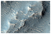 Shallow Branched Channel South of Etched Terrain in Ravi Vallis