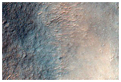Central Uplift of 35-Kilometer Impact Crater Northwest of Hellas Region
