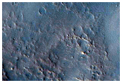Western Continuous Ejecta Boundary of 15-Kilometer Crater in Acidalia Planitia
