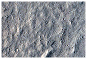 Crater in Lava in Sacra Sulci
