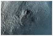 Small Landslides on Embayed Mound
