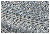 Lineated Valley Fill Near Deuteronilus Mensae
