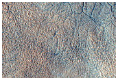 Crater Deposits in Utopia Planitia
