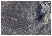 Western Discontinuous Ejecta and Rays of Naryn Crater
