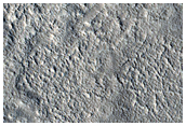 Layered Mesa in Crater Near Hrad Vallis
