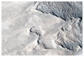 Landforms in Tempe Terra