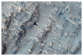 Landslide within Orson Welles Crater
