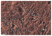Layers Southwest of Halley Crater
