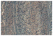 Banded Terrain in Northwest Hellas Planitia
