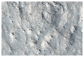 Crater on Mesa in Mamers Valles
