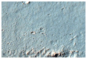 Eastern Continuous Ejecta Boundary of Resen Crater in Hesperia Planum
