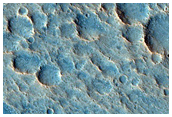 Landforms North of Wahoo Crater
