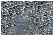 Landforms North of Huygens Crater
