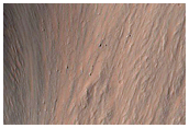 Monitor Steep Slopes in Ganges Chasma
