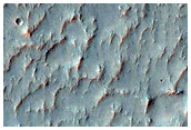 Dark Area in Crater in Viking 1 Image 597A75
