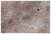Floor of Daly Crater in South Polar Region
