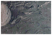 Layers in Crater North of Meridiani Planum
