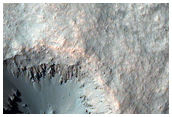 Fresh Impact Crater Smaller Than 1-Km Diameter
