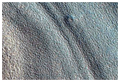 Lobate Debris Apron South of Renaudot Crater

