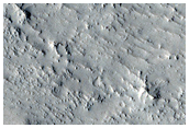 Branched Sinuous Ridge and Cratered Circular Mesa West of Shalbatana Vallis
