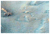 Layers in Crater Wall in Tyrrhena Terra