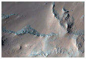 Possible Dyke Not Parallel to Troughs in Coprates Chasma