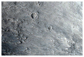 Central Uplift of Large Crater near Mawrth Vallis
