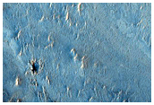 Portion of Hargraves Crater Ejecta on Floor of Nili Fossae Trough