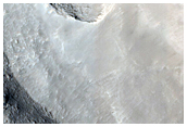 Lineated Valley Floor Material in Terrain in Arabia Terra
