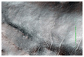 Landforms on the Floor of Barnard Crater
