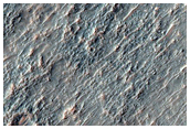 Ridge on Crater Floor in Southern Mid-Latitudes
