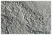 Layers along Mesa Wall in Deuteronilus Mensae
