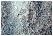 Landforms in Majuro Crater