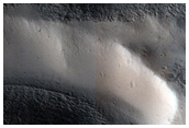 Crater in Tempe Terra