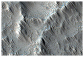Sample Linear Features on Southeast Flank of Arsia Mons
