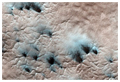 Seasonal Monitoring of Spiders Off South Polar Layered Deposits
