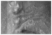 Rim and Ejecta of Northport Crater
