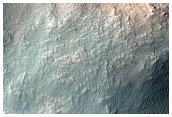 Valley Entering Crater Southwest of Babakin Crater
