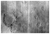 Fan Feature Near Memnonia Sulci
