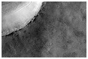 Olivine-Rich Crater Wall in Terra Sirenum
