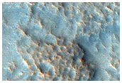 Trough in Infilled Crater
